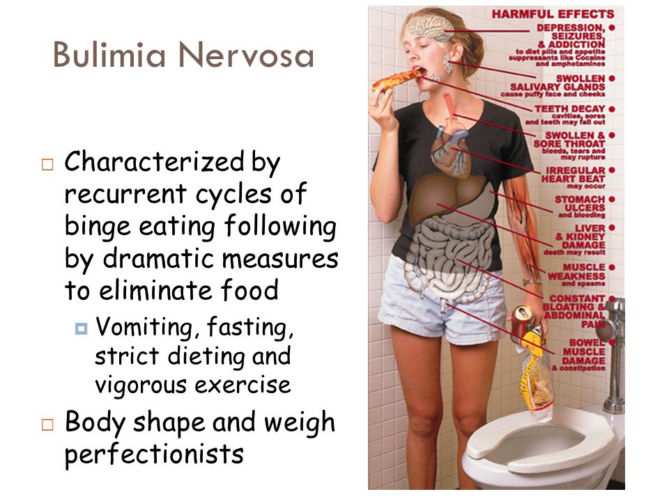 Bulimia con laxantes